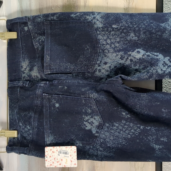 NWT Free people Indigo Combo High Rise Skinny Jeans Size 27 - Picture 6 of 11